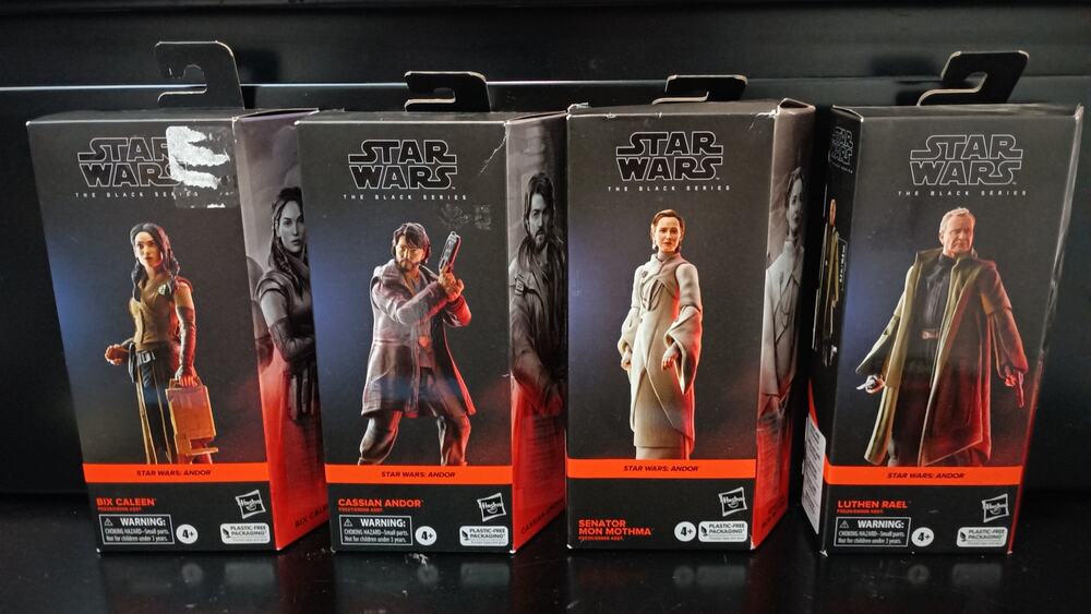 Star Wars Black Series Andor 4 Pk New In Box Andor Montha Luthen Bix